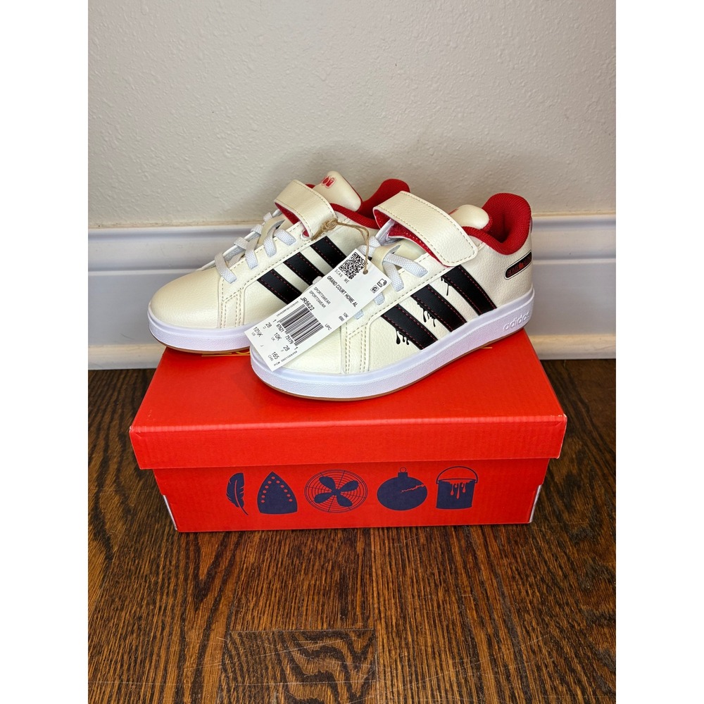 (NIB) adidas 20th Century Fox Home‎ Alone Grand Court Sneakers - Size 10.5K
